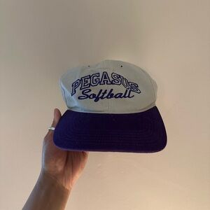 Purple and White Pegasus Baseball Cap